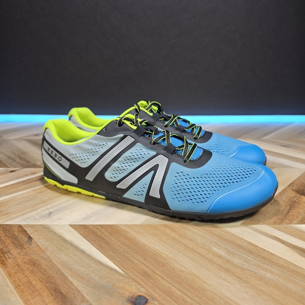 Xero Shoes HFS Men's 14 Blue Black Barefoot Minimalist Running Training Shoes